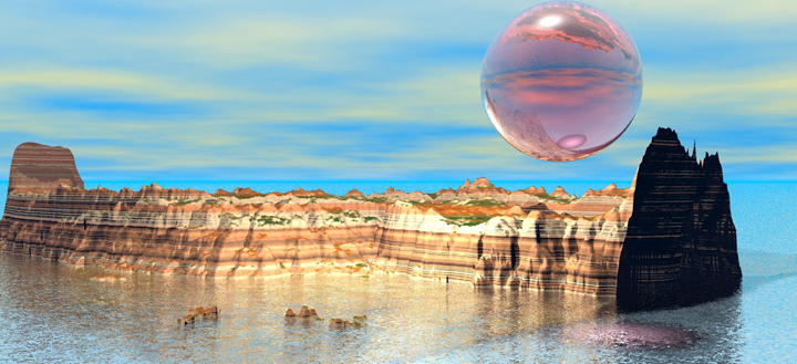 CGI (Desert Waterway)